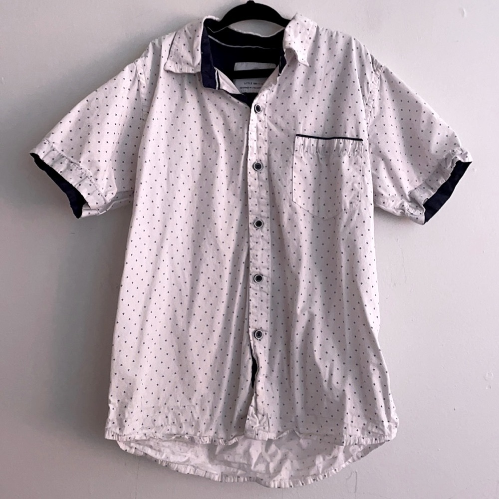 Craft + Flow button up short sleeve shirt
